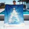 Dreamy Christmas Tree Flannel Blanket,sofa Blanket,office Nap Blanket,camping,picnicking,children's Room,bedroom,living Room