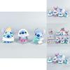 6 Pcs Stitch Sleepwear Pillow Design Mini Model Desktop Ornament Decor Set For Kids And Fans