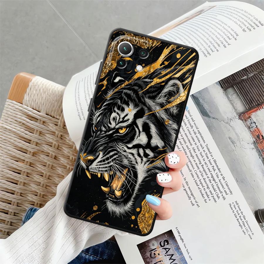 Чехол для Xiaomi Mi 11T 12T Pro 14 15 Pro 13 Lite 10T 11 12X 12 Funda Чехол для телефона Крутой Тигр Леопард