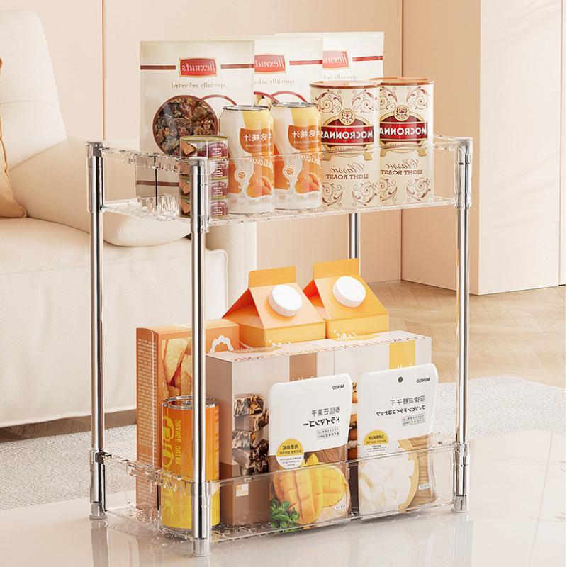 Кухонная стойка для хранения 2/3 слоя, коробка для хранения косметики, специй, закусок, многофункциональная выдвижная полка для хранения дома