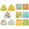 Montessori Maze Boards Wooden Toys Animal Fruit Digital Shape Slide Puzzles Matching Game Educational Learning Toys For Children