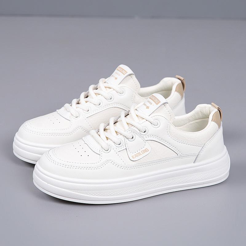 [Кастомизация] Весенне-осенние нескользящие универсальные кеды студенческие корейская версия на мягкой подошве маленькие белые туфли модные и продвинутые женские