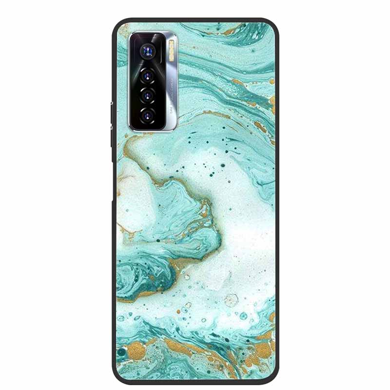Для Tecno Camon 17 Pro Чехлы 17P 17 Мягкий ТПУ Силиконовый Чехол для Телефона для Tecno Camon 17P Задняя Крышка Бампер Fundas Camon17 CG7n Capa