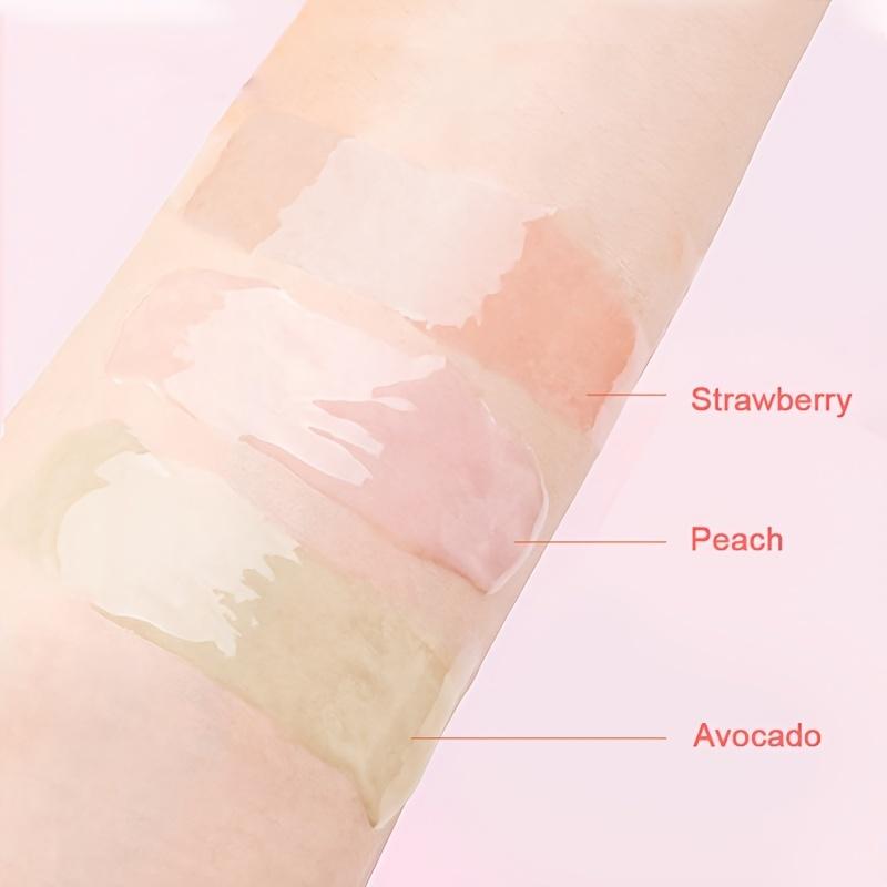 3pcs/set Fruity Color Changing Lip Glaze, Moisturizing Lipstick Lip Oil, Long Lasting Waterproof Lip Balm for Women Makeup