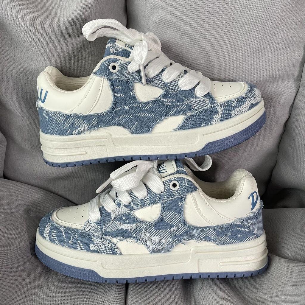 Ретро-дизайн обуви Guochao Board Shoes, новые модные женские туфли, студенческая спортивная обувь Ins, модные