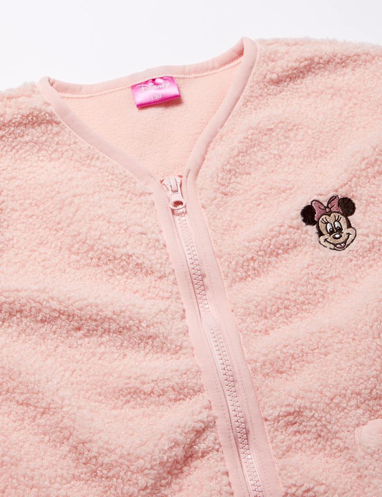 Микки Минни Боа Фронт Дети 221109011 Лаванда 90 [Disney] и куртка, Открытие, Молния, Детская одежда, Мальчики, Девочки,
