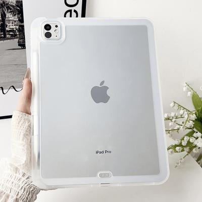 Чехол-планшет с отсеком для стилуса для iPad 2025 2024 6 7 8 9 10-го 11-го поколения Чехол Air 4 5 Pro 10.2 10.9 11 дюймов Mini Прозрачная обложка