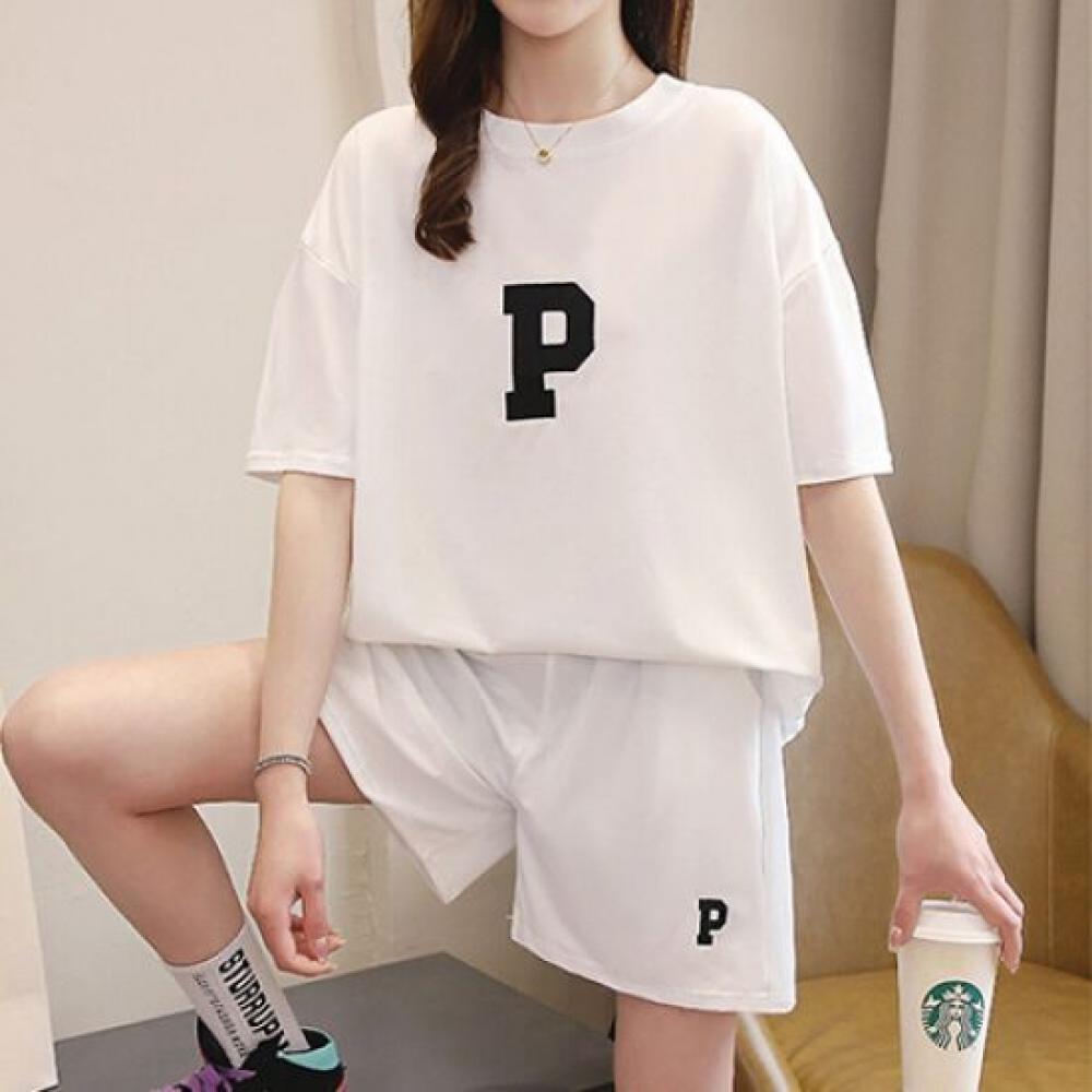 Navava Alphabet Short Sleeve Pants Training Set Nt1748