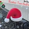 Christmas Hat Trailer Hitch Ball Cover Trailer Coupling Cap 3D Printed Prevent Receiver Tube From Rusting Christmas Gift