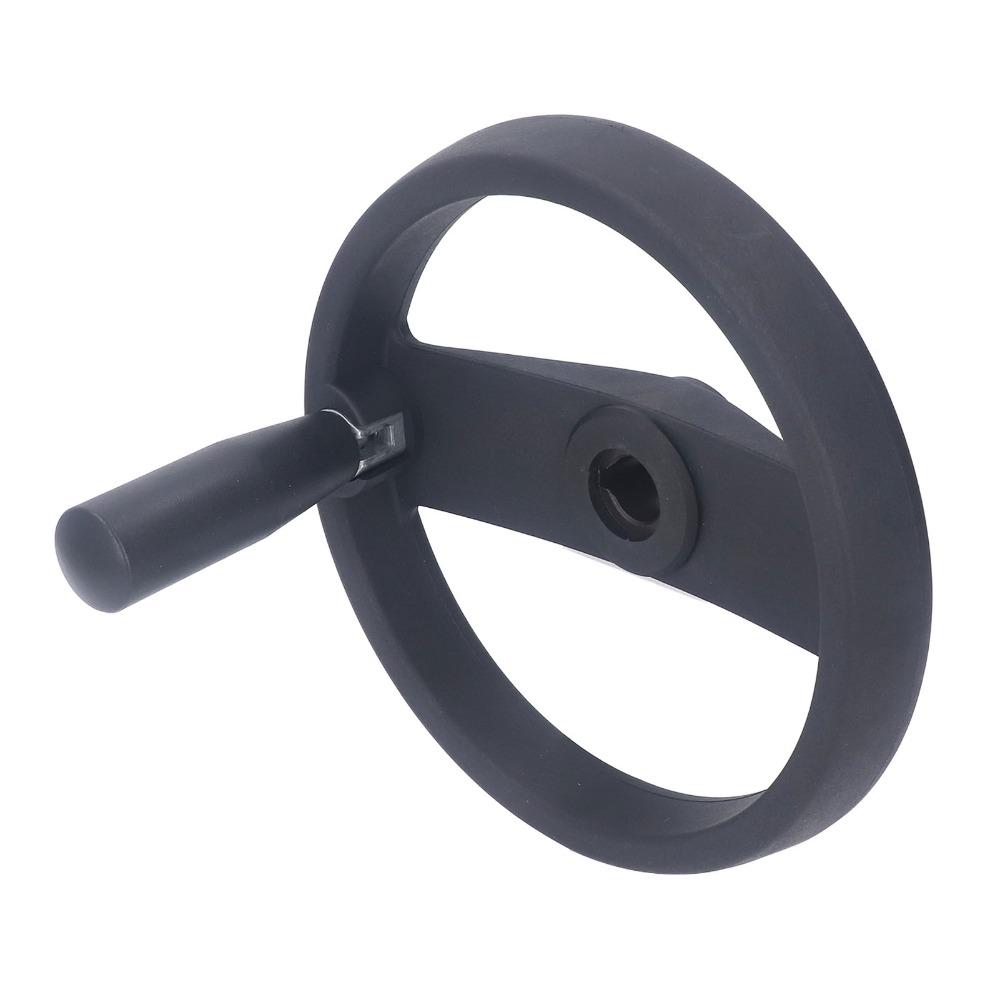 7.87inch Diameter Hand Wheel 200x18mm Revolving Handle Durable Revolving Knob Handle  Lathe Machine