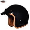 Newly Launched Vintage Motorcycle Helmet DOT Certified Synthetic Leather  3/4 Helmet Jet Mask Helmet 508