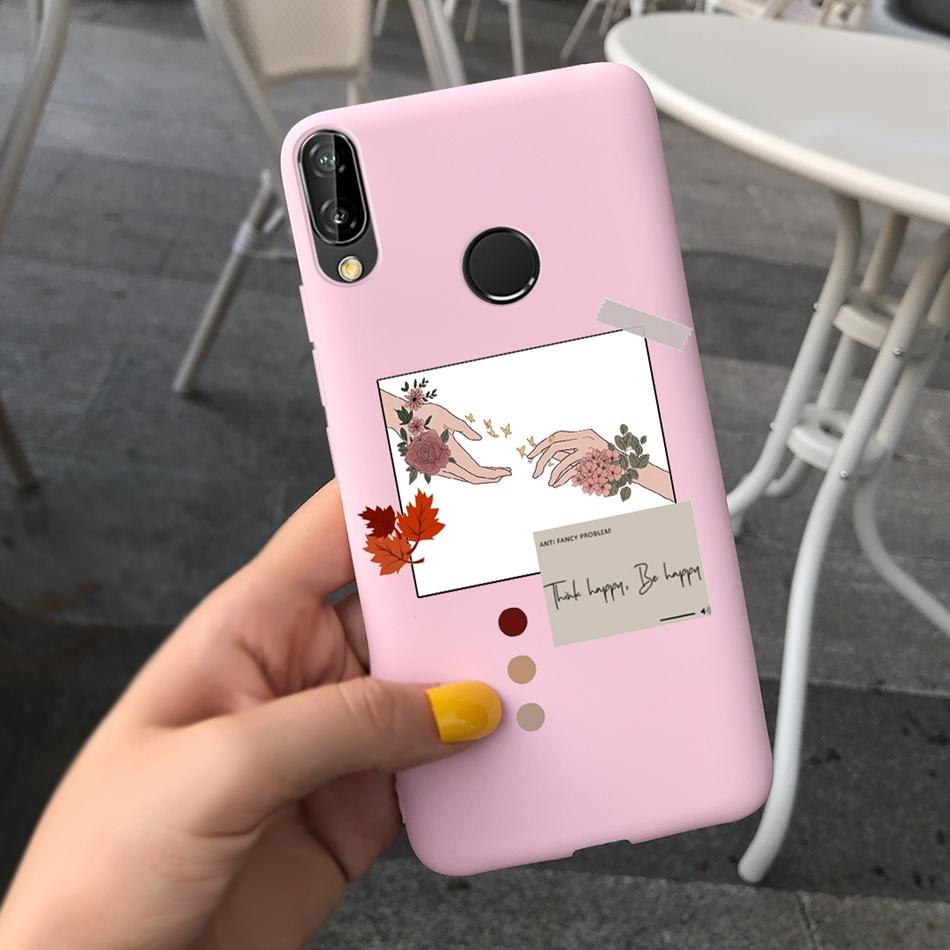Чехол для Huawei P20 Lite Nova 3e ANE-LX1 ANE-LX2 Милый Мультяшный Конфетный Цвет Силиконовые Чехлы для Телефона Для Huawei P20lite Мягкая TPU Обложка