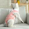 Костюм для отлучения котят Мультяшный узор Защита от вылизывания Мягкий для кожи Кошки для послеоперационного восстановления Питомцы Товары для домашних животных