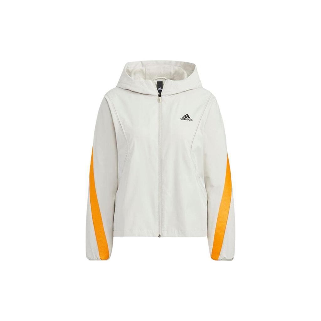 adidas Куртки Женские Белые С Капюшоном Умеренные Другие HF2467