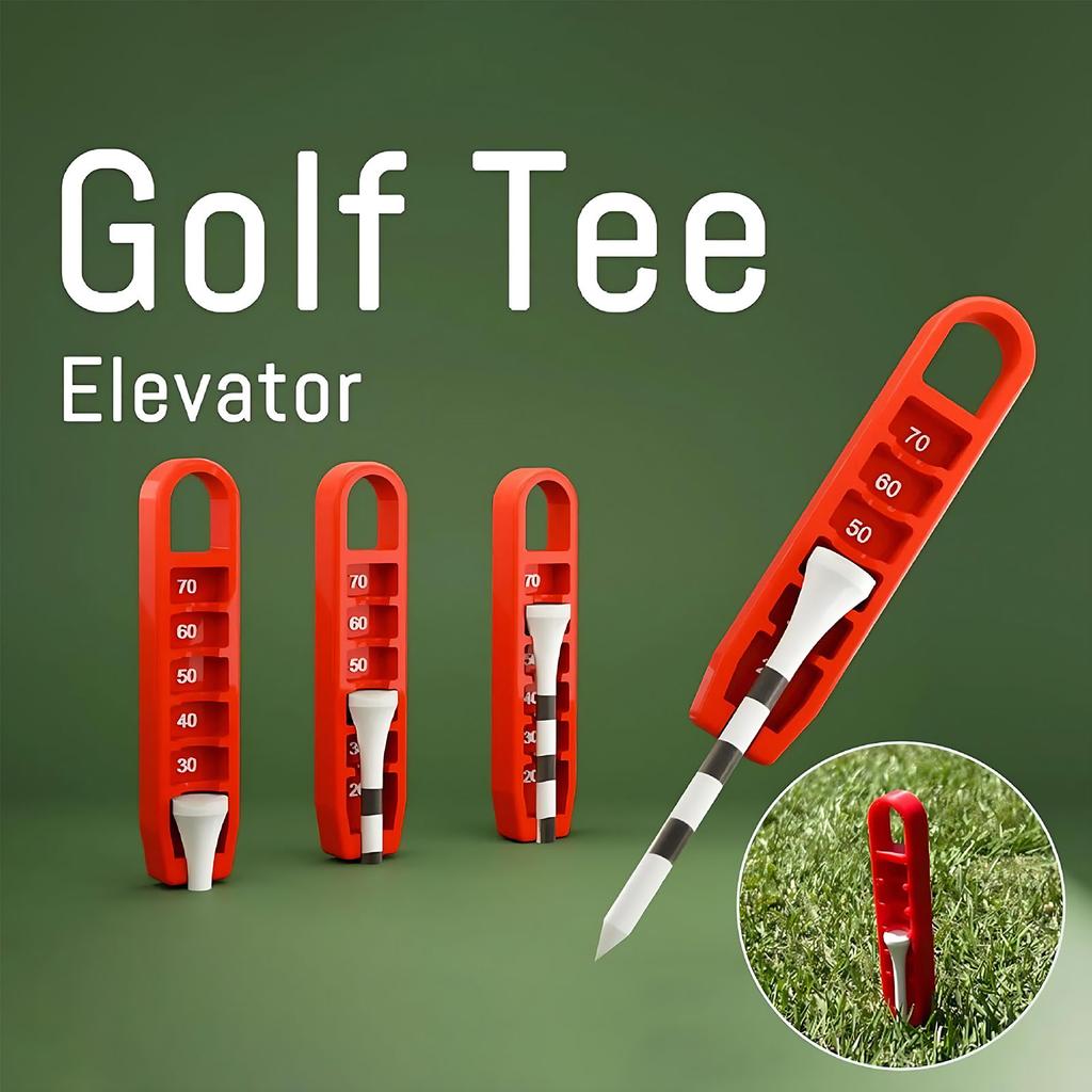 Golf Tees Height Gauge Elevator Precisions Ball Height Setter Portable Adjuster Training Tool Golf Accessories Tool