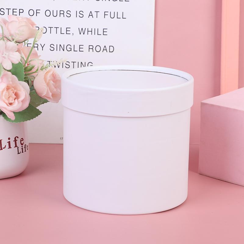 1 шт. круглые бумажные коробки с цветком, вмещающие ведро, подарочная упаковка, подарочная коробка для вечеринки