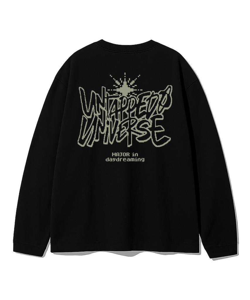 UNTAPPED STUDIO Pixel Artwork Oversized Long Sleeve T-Shirt 8 Colors (Type A)