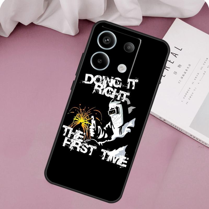 Welder Welding Case For Xiaomi Redmi Note 14 13 12 11 10 9 15 Pro Plus Redmi 15C 14C 10C 12C 13C 15 Cover