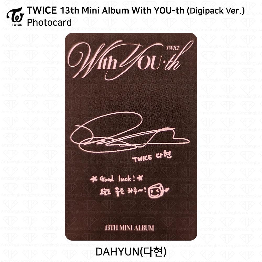 Twice 13-й мини-альбом с молодежной фотокарточкой YOU-th, постером, пленкой, стикером Dahyun KPOP K-POP