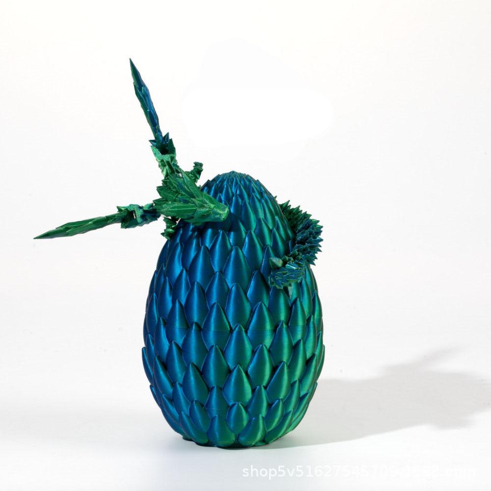 1set 3D Printed Dragon Egg Set Home Decoration Children's Toys Fish Tank Decoration Decorative Crafts for Home