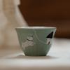 Japanese-style Creative Hand-painted Puppy Owner Tea Cup, High-end Pastel Color Warm Room Gongfu Tea Set Tea Drinking Mug