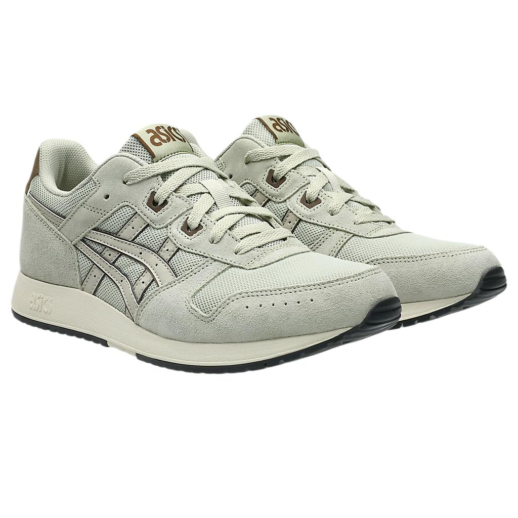 New Asics Lyte Classic Shock Absorbers Low Top Running Shoes Unisex Gray Green 1203A611-301