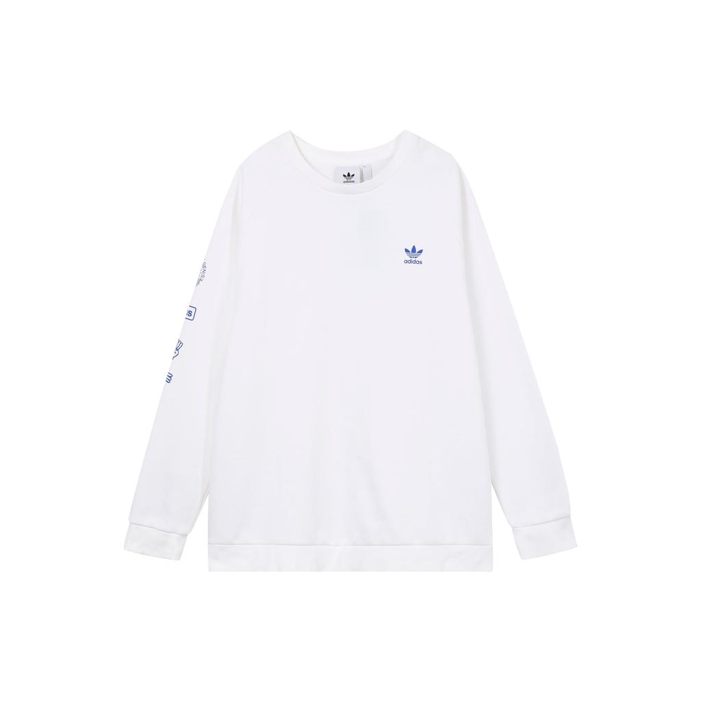 Adidas Originals Graphic Crew Neck Sweatshirt Men Tops White DP8575