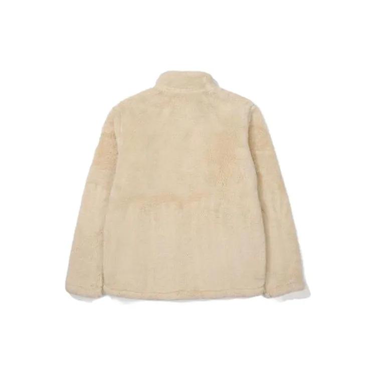 FILA Jackets Unisex Beige Stand Collar Moderate Other (Unisex) Jackets FS2PLF4101X LBE