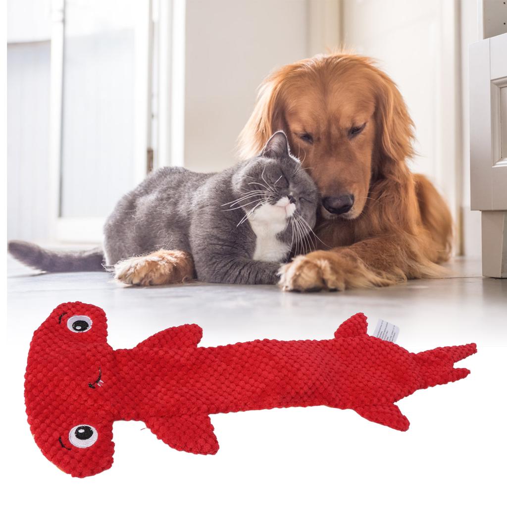 Dog Squeaky Toy Stuffing   Teeth Cleaning Interactive Cute Plush Dog Chewing Toy for Small Medium Large Dogs