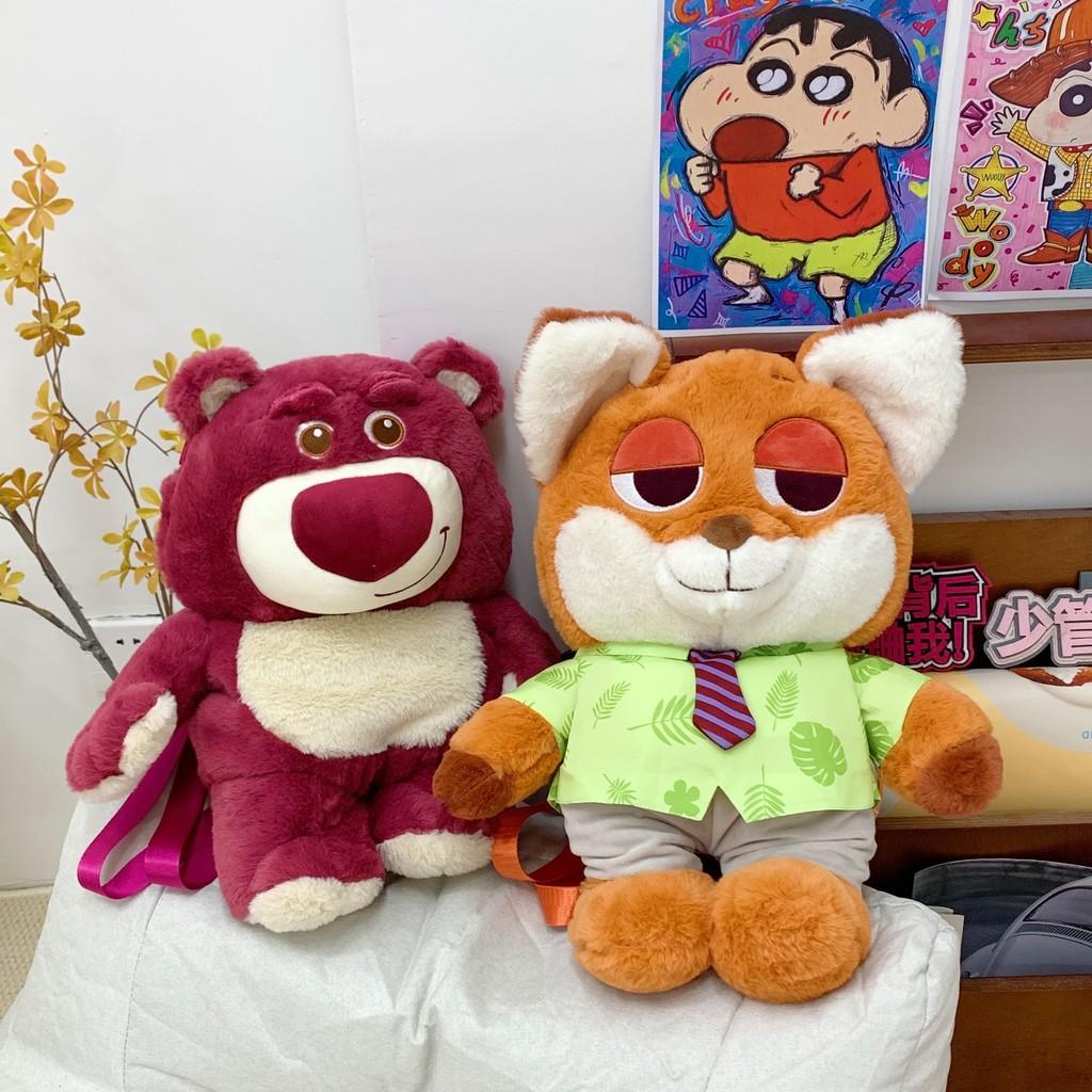 Зверополис Уайлд Ник Джуди Хоппс Лотсо Плюшевый Рюкзак Детский Школьный Рюкзак Мультяшный Подарок