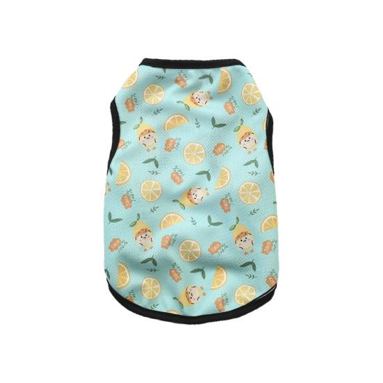 Жилет для домашних животных с круглым вырезом без рукавов, свободные удобные мягкие летние рубашки с принтом для домашних животных, овцы, кошки, собаки