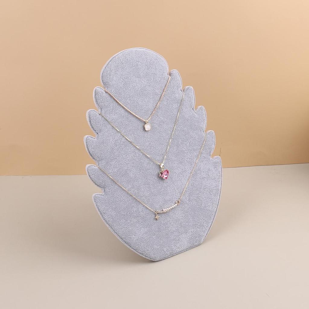 Черный Vevlet ожерелье кулон дисплей доска для хранения стенд ювелирный органайзер держатель стеллаж