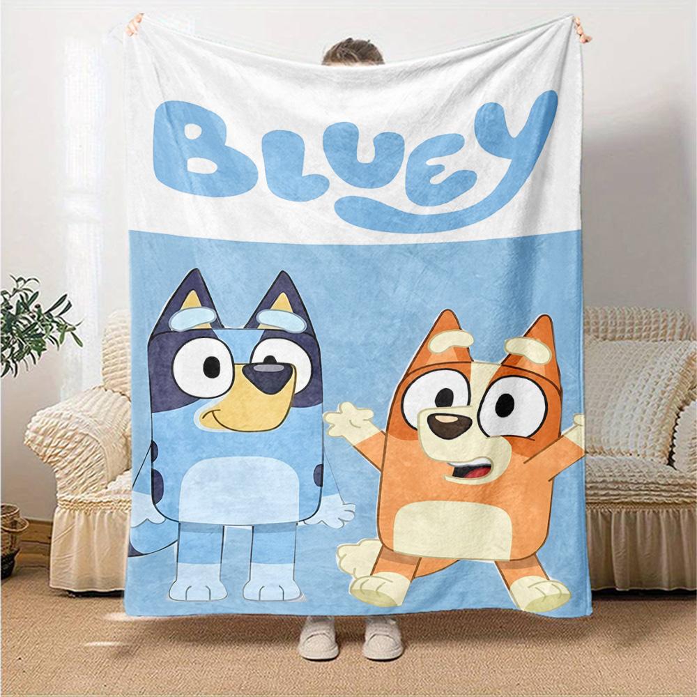 Bluey Blanket Ultra-Soft Great for Bed Office Chair Picnics for All Occasions Warmthful Decor Gift for Travel Home Birthdays