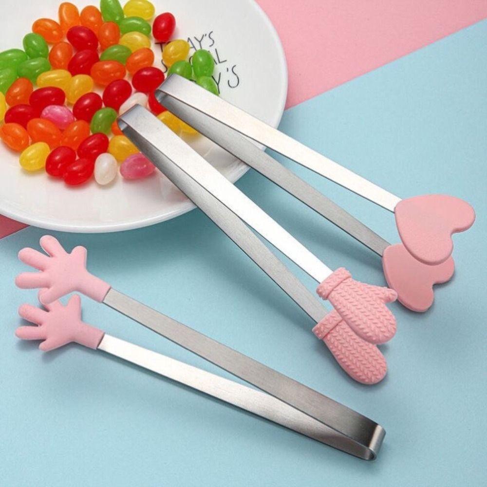 Hand-shaped Food Clips Non-slip Tweezers New Ice Cube Clip