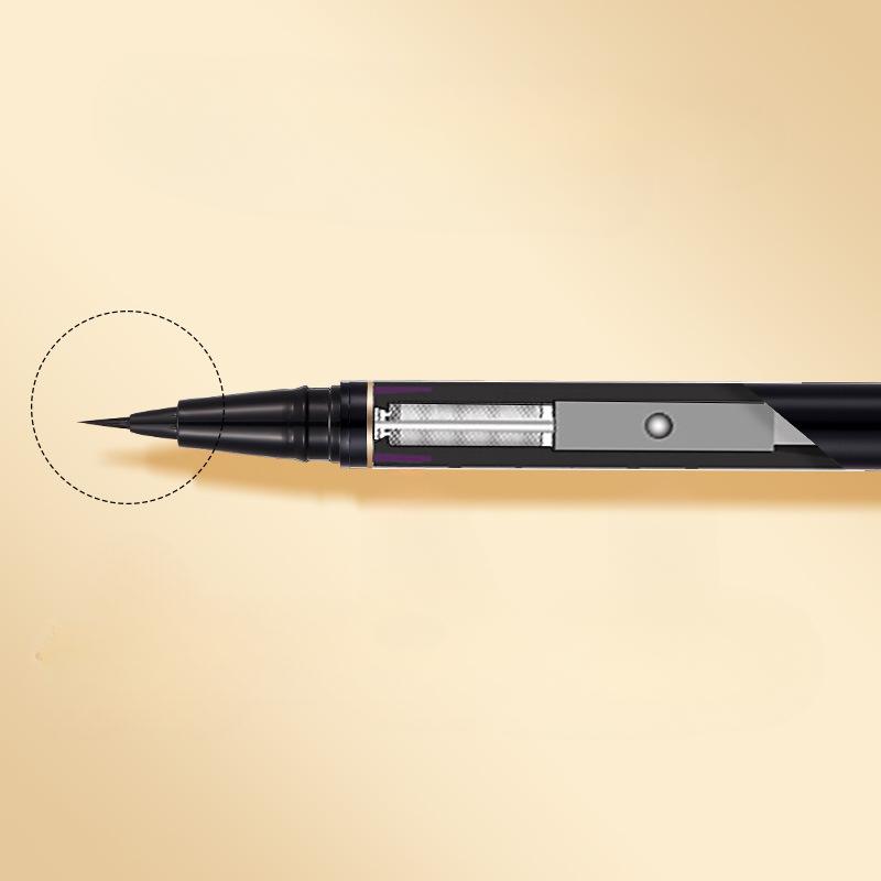 Быстродействующая жидкая подводка для глаз, натуральная, стойкая, не размазанная, водостойкая, яркий цветной макияж, жидкая подводка для глаз