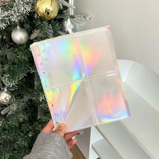 10 листов вложенных листов формата А5 прозрачные водонепроницаемые конверты для фотокарточек Idol Photo