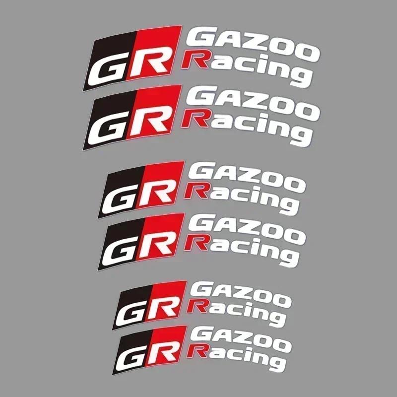 Наклейка на тормозной суппорт автомобиля Термостойкие наклейки с логотипом Toyota GR GAZOO Racing Corolla Pruis RAV4 C-HR AYGO Prius Auris CAMRY T4D