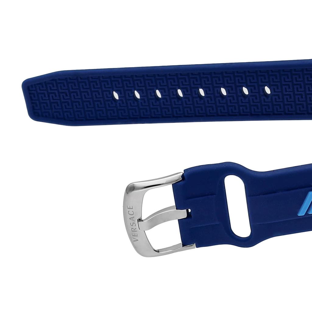 Часы GRECA ACTION CHRONO Синий циферблат Нержавеющая сталь Сапфировое стекло Кварцевые 45MM Швейцарские часы VE3J00122 [Versace] Мужские [Товар]