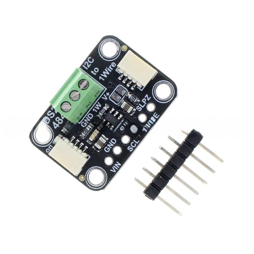 DS2484 I2C to 1 Wire Adapter for Embedded Systems with Wide Voltage Range 2.5V to 5.5V and Temp Range -40C to +85C