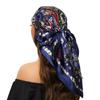 Neckerchief Shawl Wraps Print Silk Satin Scarf Square Women Muslim Hijab Elegant Headband Bandana Design Brand Foulard