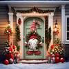 Hot Sale Christmas Door Cover Decoration Santa Claus New Year Xmas Background Decor Outdoor Photo Door Curtain Hanging Blanket