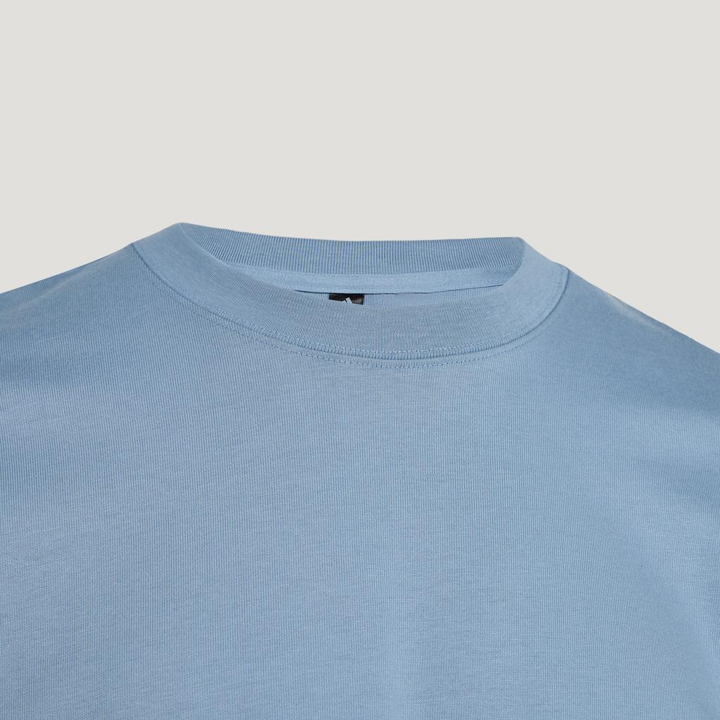 Adidas T Shirts Men's Texture Blue Crew Neck