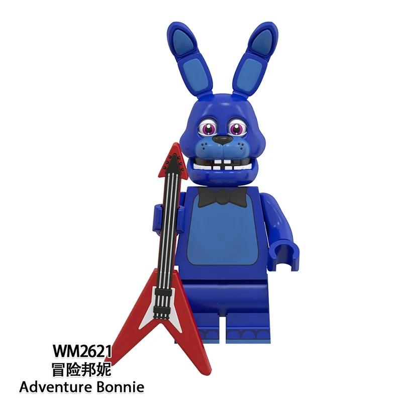 НОВЫЕ фигурки из игры FNAF Nights, мини-фигурки, конструктор, скелет, игрушки-триллеры, подарок, детские игрушки, форма, король