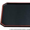 Made in 2 Shaku Black and SL x 27cm x J-kitchens Placemat, Tray, Japan, (1.2 ft) Long, Red, (36cm 1.5cm)