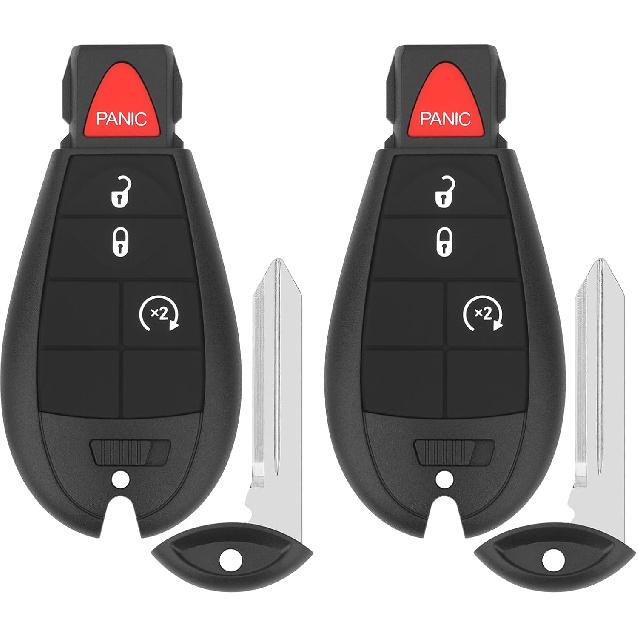 Замена брелока для 2009-2012 Dodge Ram & Journey/ 08-12 Durango Charger/ 08-14 Challenger/ 08-20 Grand Caravan/ 08-13 Grand Caravan/ 08-16
