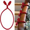 12 шт. Рождественские завязки для гирлянд 20 дюймов Многоразовые Гибкие Веревки для Подвешивания Венков Скрутки для Венков для Перил Лестниц Деревьев Праздничное Украшение