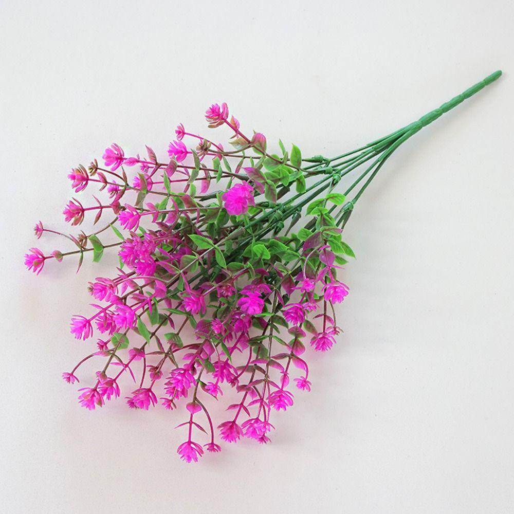 33cm Length Fake Eucalyptus Plant Plastic Eucalyptus Bouquet Interior Decor