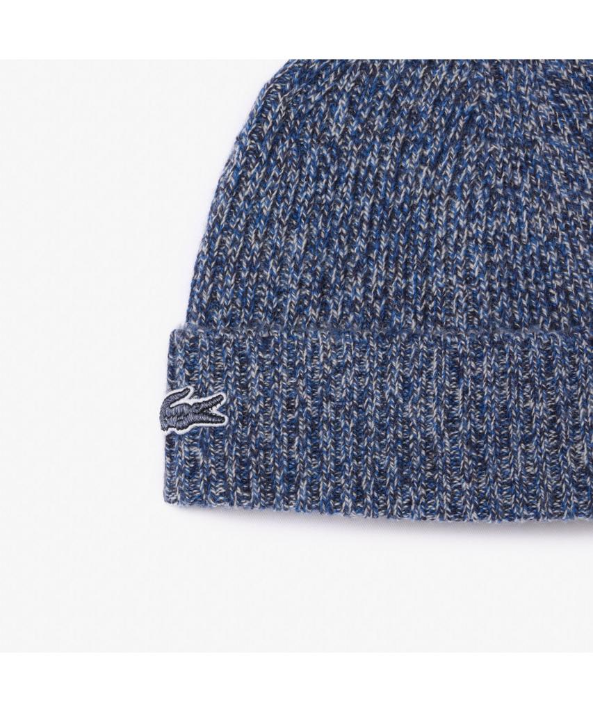 LACOSTE Мужская шерстяная вязаная шапка-бини Rb4737-54N I7Y