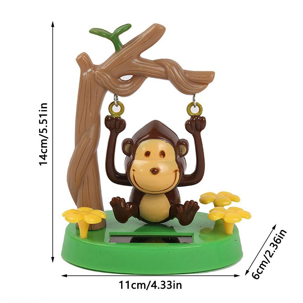 Танцор-обезьянка, качающийся на солнце, игрушка для приборной панели автомобиля, украшения для рабочего стола