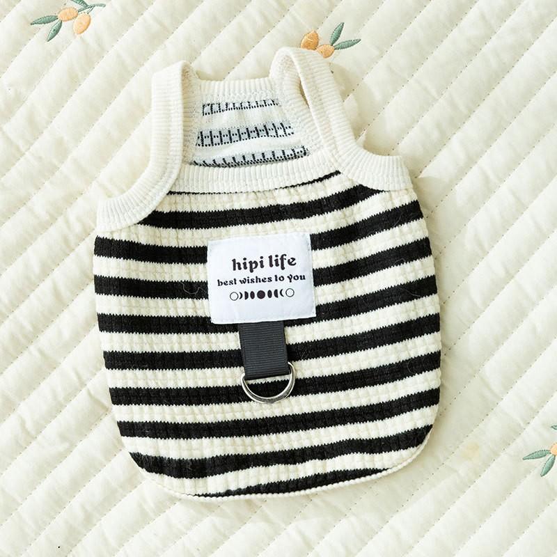 Весна и лето Собака Милый мультфильм Трехмерный цыпленок Тяговый двуногий жилет Кот Тонкий Тедди Pet Одежда для собак